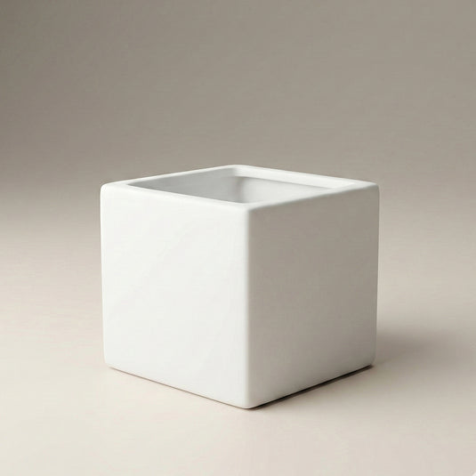 Ceramic Square Shaped Pot - Indoor Planter