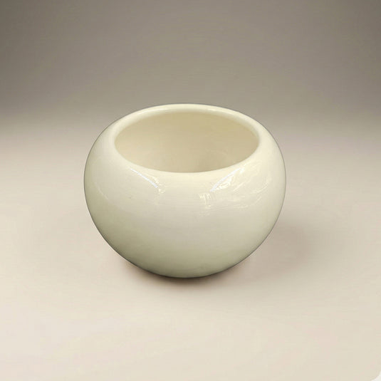Ceramic Modern Minimal Sphere Shaped Pot - Indoor Planter