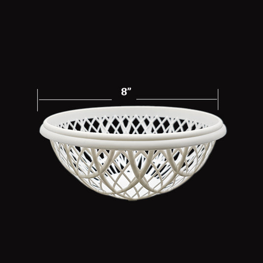 Orchid Net Pot Black/White