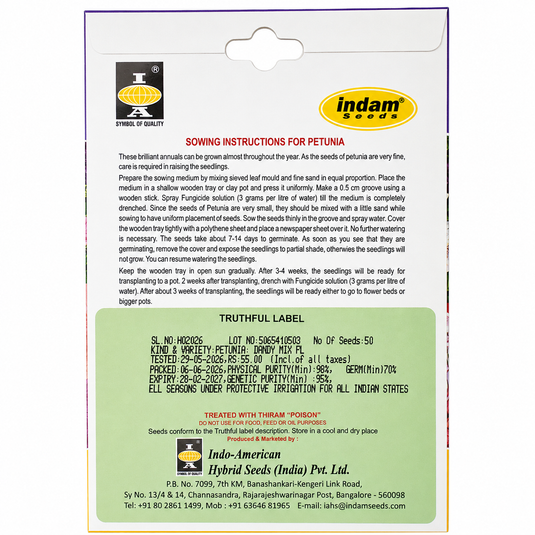 Petunia Single Daddy Mix Seeds
