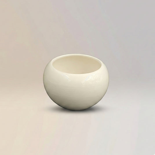 Ceramic Modern Sphere Shaped Pot - Indoor Planter