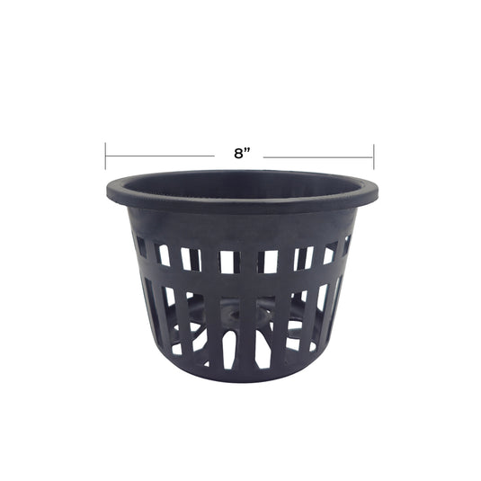 Orchid Pot 8 Inch Black